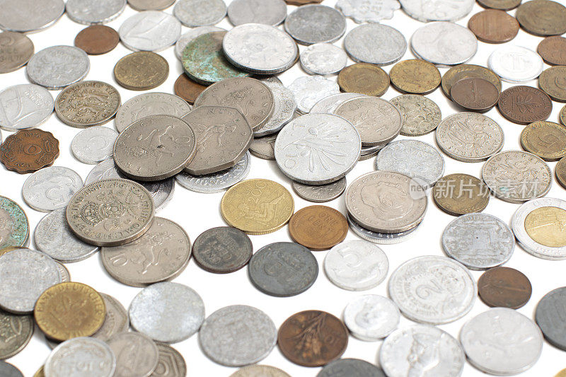 Old coins all over the world